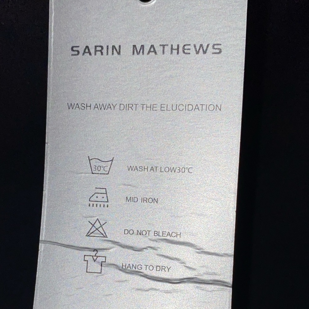 Black High Low Dress NWT Sarin Mathews Size Small - Picture 6 of 8